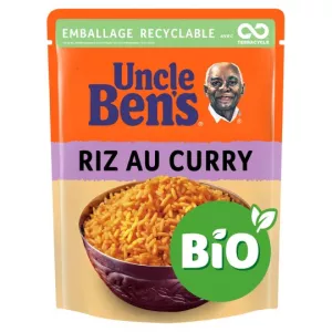 Riz Bio Curry 240g - UNCLE BENS
