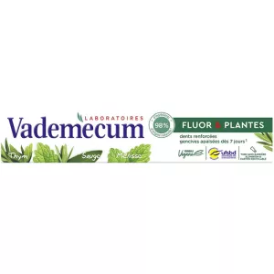 Dentifrice fluor & plantes bi-fluoré 75ml - VADEMECUM