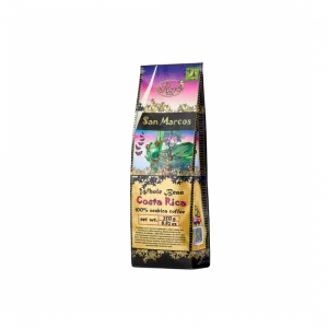 San Marcos Gourmet Whole Bean Roasted Coffee, El Gusto, 100% Arabica Coffee, Sun Dried, Washed Process, Medium Roast, Single Origin, Sca Score 85,  250g