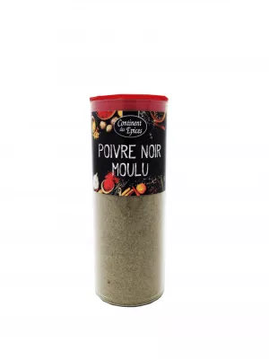 Poivre Noir Moulu 160g - CONTINENT DES EPICES