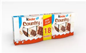 Kinder Country Tavoletta di cioccolato con cereali, 9x2, 423g - FERRERO