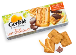 Gerble Biscuit Lait/chocolat 172g