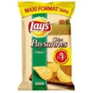 Chips paysannes nature 360g refermable - LAY'S