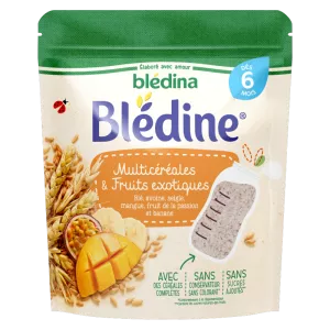Multi céréales Bébé dès 6 mois aux fruits exotiques Blédine 200g - BLÉDINA