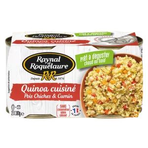 Quinoa Pois Chiche 2x180g - Raynal Roquelaure