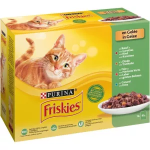 Friskies jelly freshness bag for cats 12x85g - PURINA