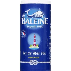 Muối Iod và Fluorin mịn, 550g - LA BALEINE