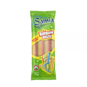 Bonbon rainbow belts Halal 75g - SAMIA
