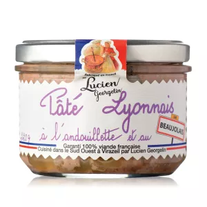Pâté Lyonnais với Andouillette và Beaujolais 220g - LUCIEN GEORGELIN