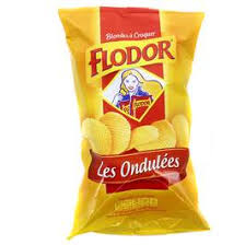 Chips blondes ondulés 150g - FLODOR