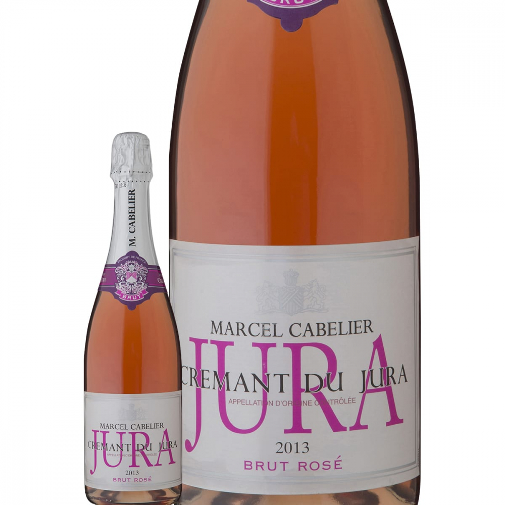 Wijn Rosé Crémant du Jura Brut 2014, 75cl - MARCEL CABELIER