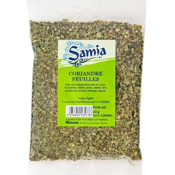 Coriandre Feuilles 30g - SAMIA