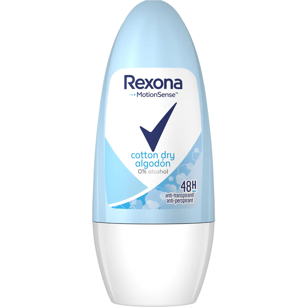 Déo Roll On Algodão Seco 50 Ml - Rexona