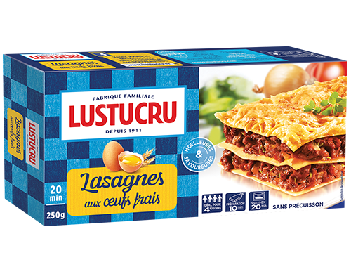 Fresh Egg Lasagna, 250g - LUSTUCRU