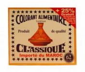 Colorant Alimentaire Couleur Safran Sachet Gaya 40 x 25 g