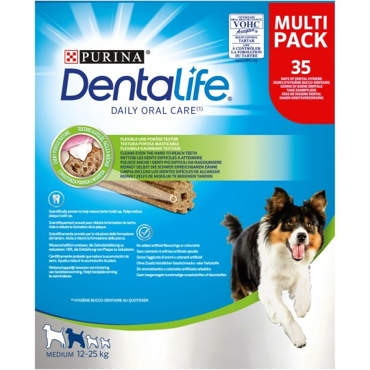 Friandises pour chien moyen Hygiène bucco-dentaire DENTALIFE 805g - PURINA
