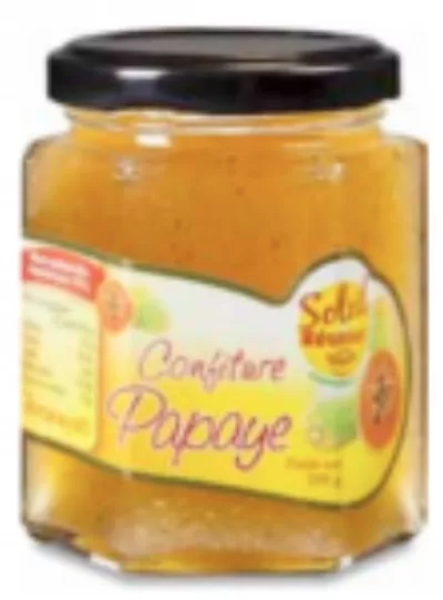 Confiture de papaye (12 x 200 g) SOLEIL REUNION