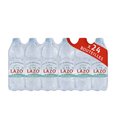 Eau De Montagne Naturelle  50 Cl (pack De 24 Bouteilles) - LAZO