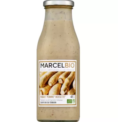 Zuppa biologica di pastinaca; mele e nocciole 48cl - MARCEL BIO