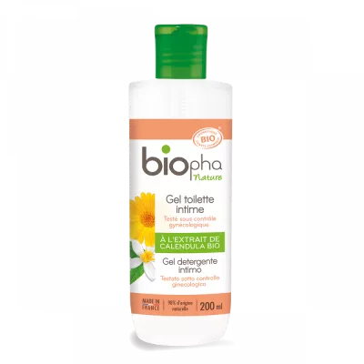 Gel toilette intime bio 200ml - BIOPHA NATURE