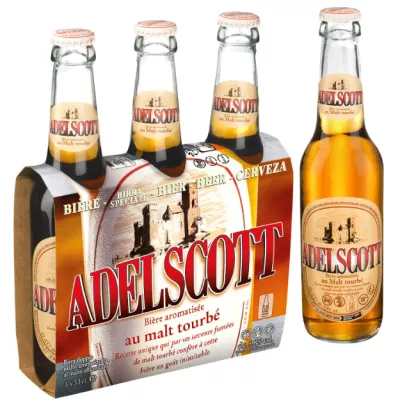 Birra al Malto Whisky, 5°8, 3x33cl - ADELSCOTT