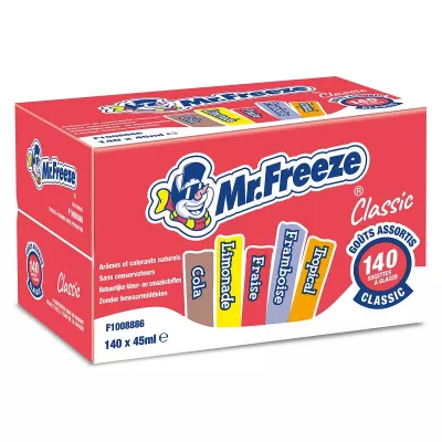 Sucettes à glacés classic assorti (45mlx140) - MR FREEZE
