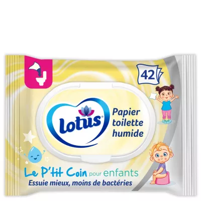 Wet toilet paper for children x42 - LOTUS