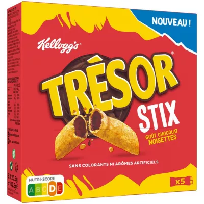 Tresor Stix Schokoladen-Haselnüsse 5x20,5g - KELLOGG'S