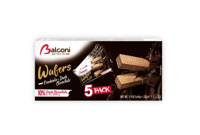 Wafeltjes van pure chocolade 5 x 45 g - BALCONI