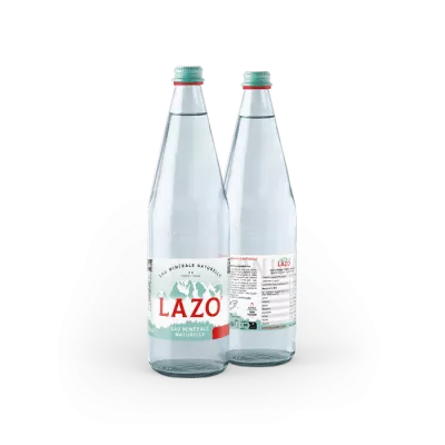 Eau minérale naturelle en verre 75cl - LAZO