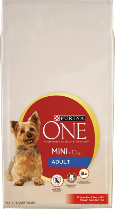 Croquettes Mini au boeuf pour petit chien 7kg - PURINA