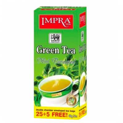 Impra  Green Tea Flavoured "mint" , 2g X 25+5 X 20