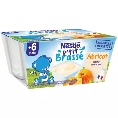 بيتيت المشمش المخمر من 6 أشهر 4x100 جم - NESTLE