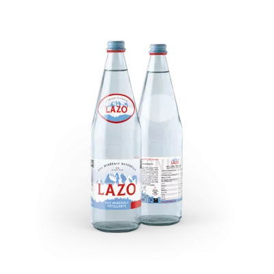 Sparkling mineral water 1l glass - LAZO