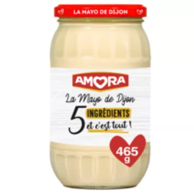 مايونيز ديجون 5 مكونات وهذا كل شيء 465 جرام - AMORA