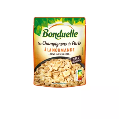 Les Champignon de Paris A La Normande 400g - BONDUELLE