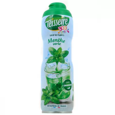 Sirop Menthe Ver.teisseire 60c