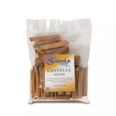 Cannelle bâton 6cm 100g - SAMIA
