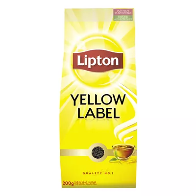 Thé yellow label tea vrac 200g - LIPTON