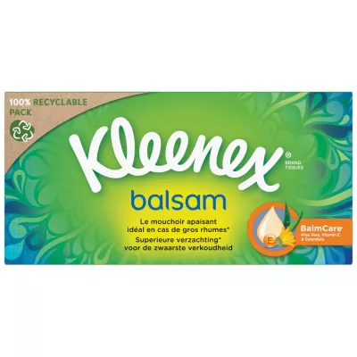 Mouchoirs balsam x80 - KLEENEX