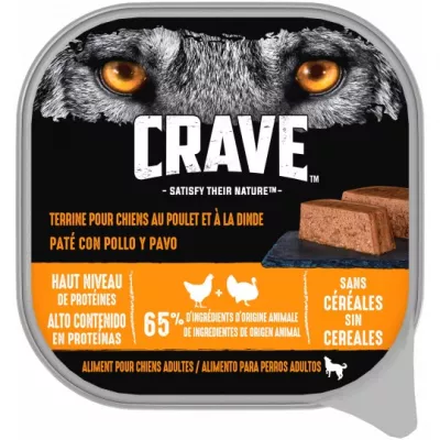 Корм для собак из курицы и индейки 300г - CRAVE