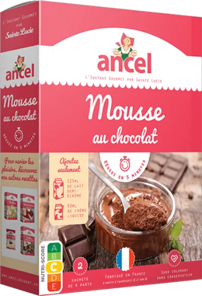 Préparation Mousse au chocolat 190g - ANCEL