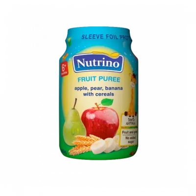 Nutrino Fruit Puree - Apple, Pear And Banana With Cereals