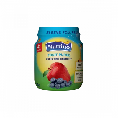 Nutrino Fruit Puree - Apple And Blueberry