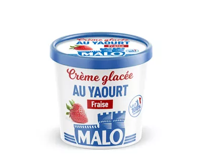 Gelato allo Yogurt alla Fragola 325g MALO