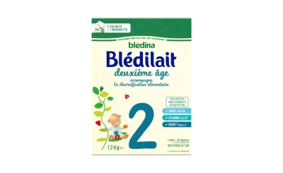 Lait en poudre blédilait 2ème âge 1,2kg - BLDEINA