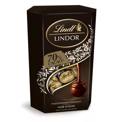 Lindor Noir 70% 短号 200 克 - LINDT
