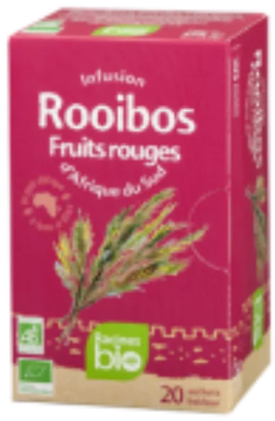 Rooibos fruits rouge RACINES BIO(12 x 20 x 1,8 g)