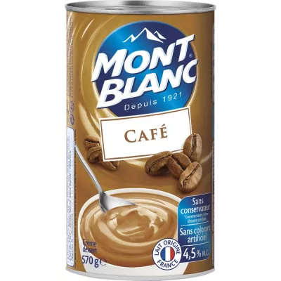 Crème dessert au café, 570g - MONT BLANC