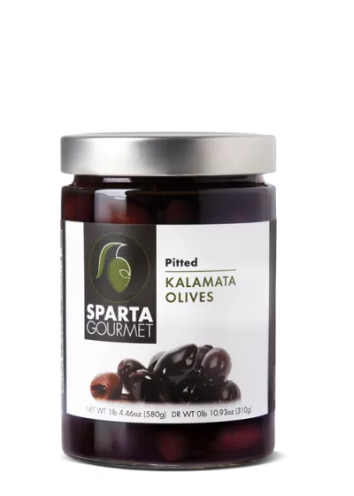 Sparta Gourmet Kalamata Olives Pitted 310gr (glass Jar)